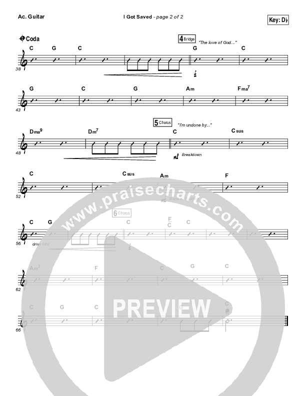 I Got Saved Acoustic Guitar (Corey Voss / Crystal Yates)