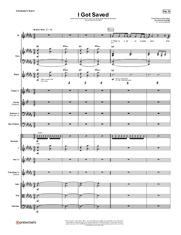 I Got Saved Orchestration (Corey Voss / Crystal Yates)