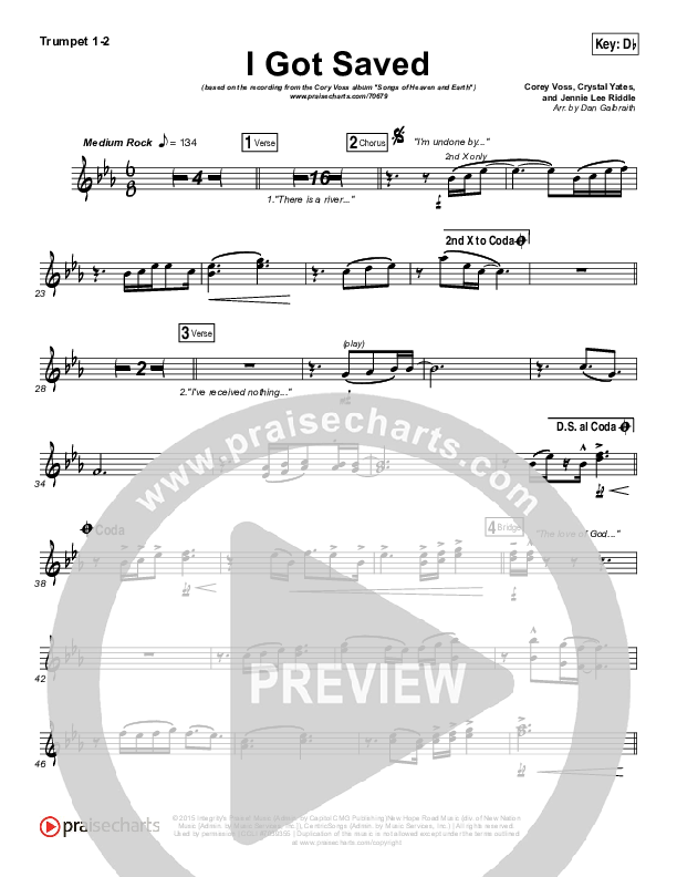 I Got Saved Brass Pack (Corey Voss / Crystal Yates)