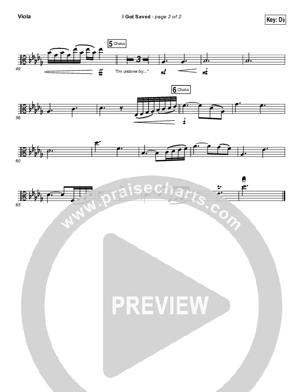 I Got Saved Viola (Corey Voss / Crystal Yates)