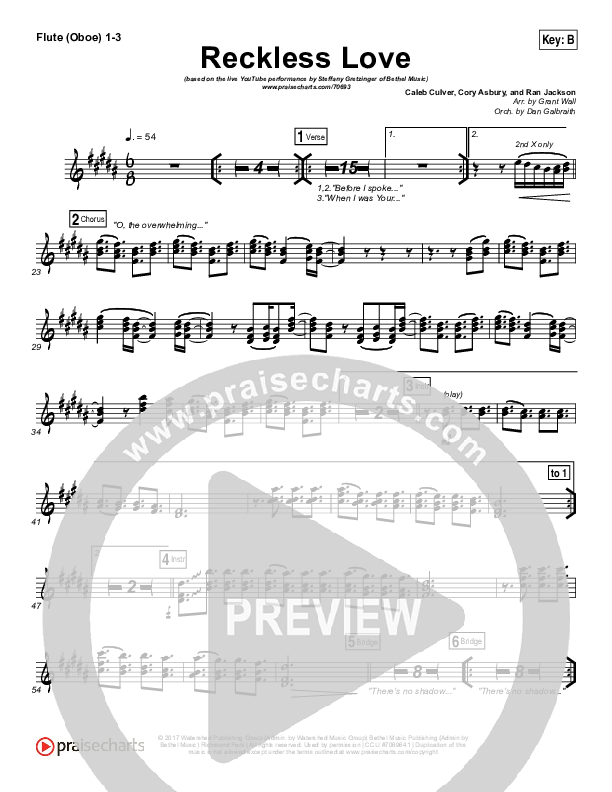 Reckless Love (YouTube) Wind Pack (Steffany Gretzinger)