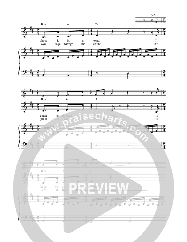 Mountains Must Move Lead & Piano (Finding Favour)