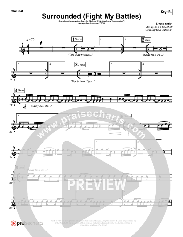 Surrounded (Fight My Battles) Wind Pack (Michael W. Smith)