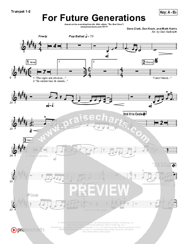 For Future Generations Brass Pack (4Him)