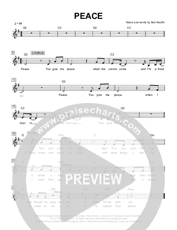 Peace Lead Sheet (Next)