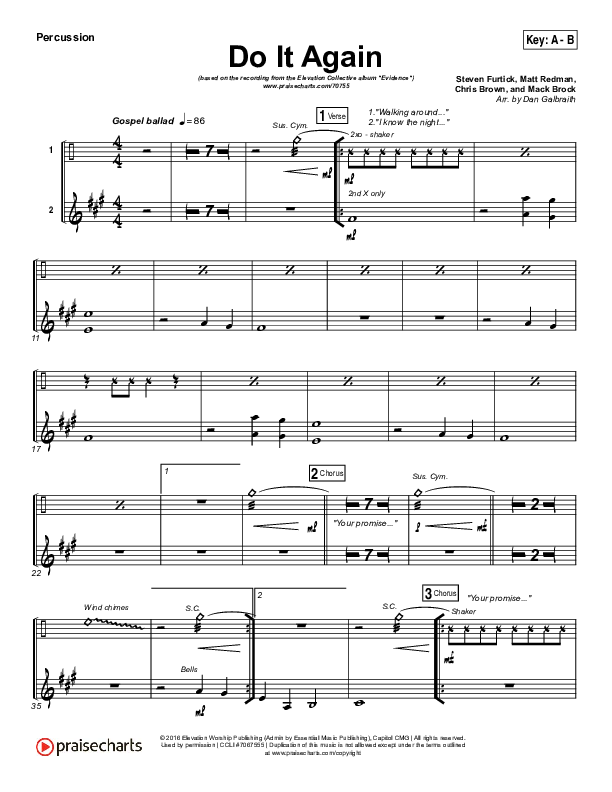 Do It Again Percussion (Elevation Collective / Travis Greene / Kierra Sheard)