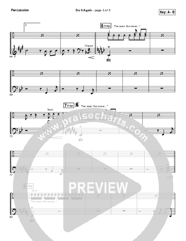 Do It Again Percussion (Elevation Collective / Travis Greene / Kierra Sheard)