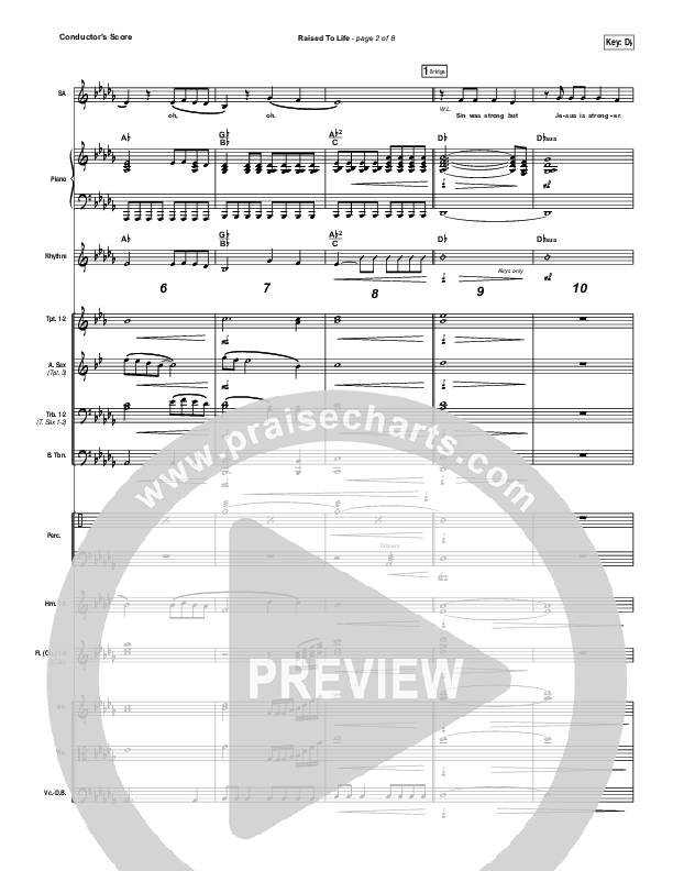 Raised To Life Orchestration (Elevation Collective / The Walls Group)