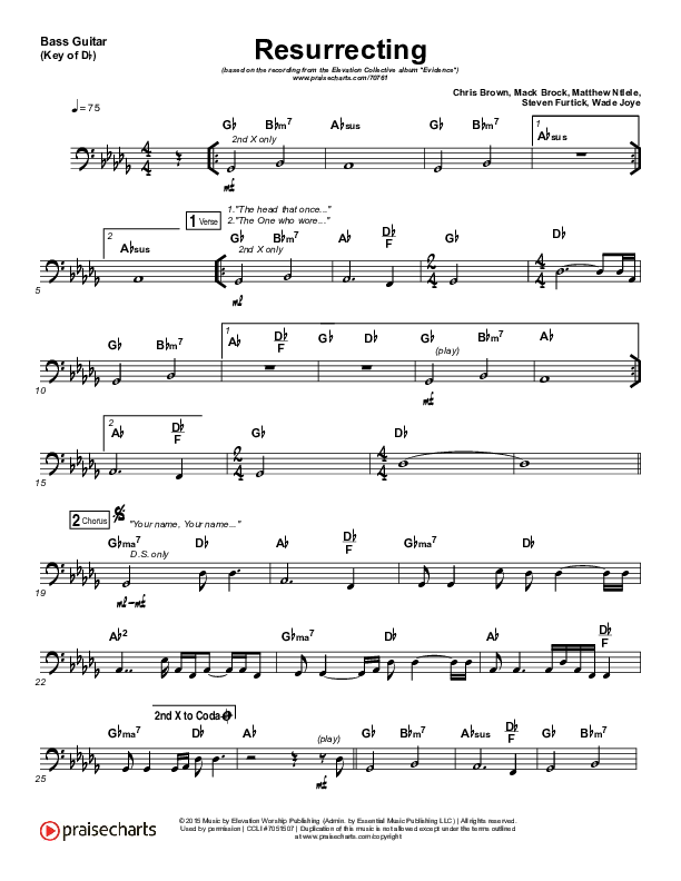 Resurrecting Bass Guitar (Elevation Collective / The Walls Group)