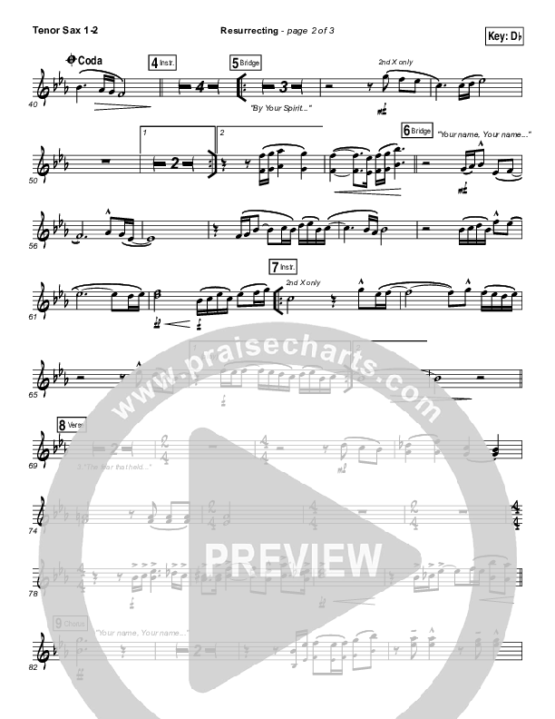 Resurrecting Tenor Sax 1/2 (Elevation Collective / The Walls Group)