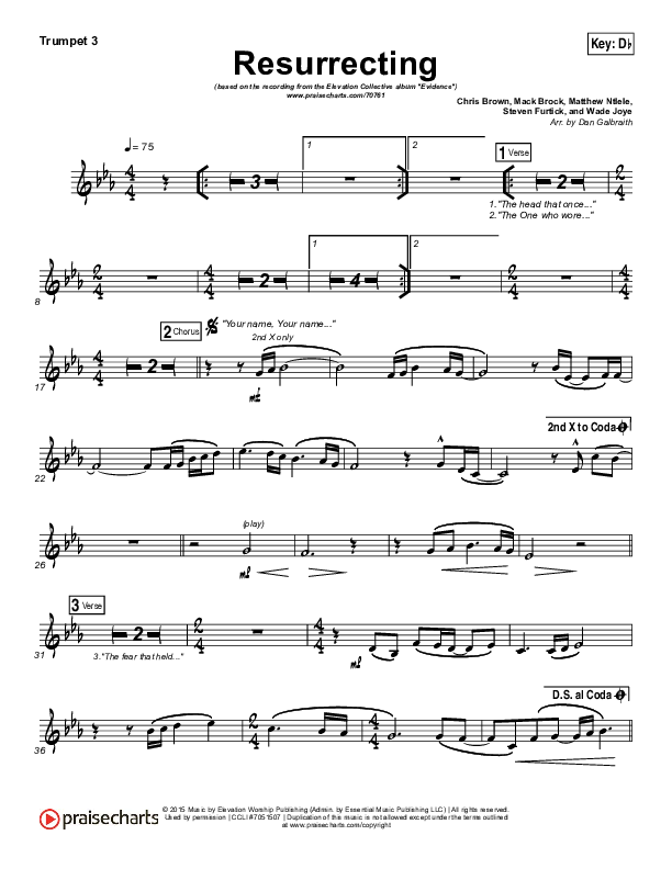 Resurrecting Trumpet 3 (Elevation Collective / The Walls Group)