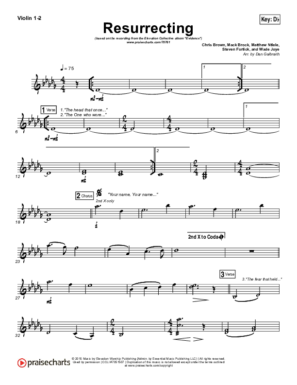 Resurrecting Violin 1/2 (Elevation Collective / The Walls Group)