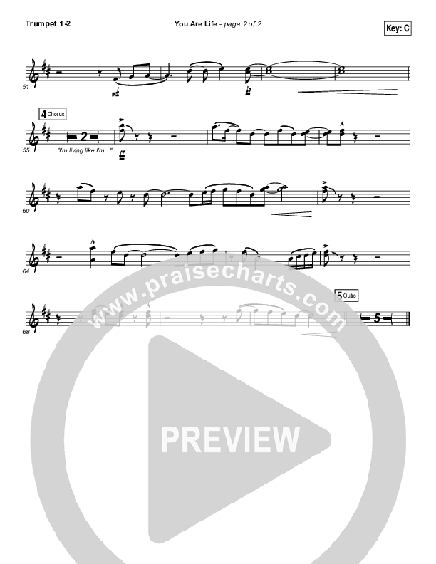 You Are Life Trumpet 1,2 (Hillsong Worship)