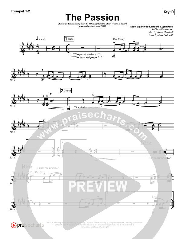 The Passion Brass Pack (Hillsong Worship)