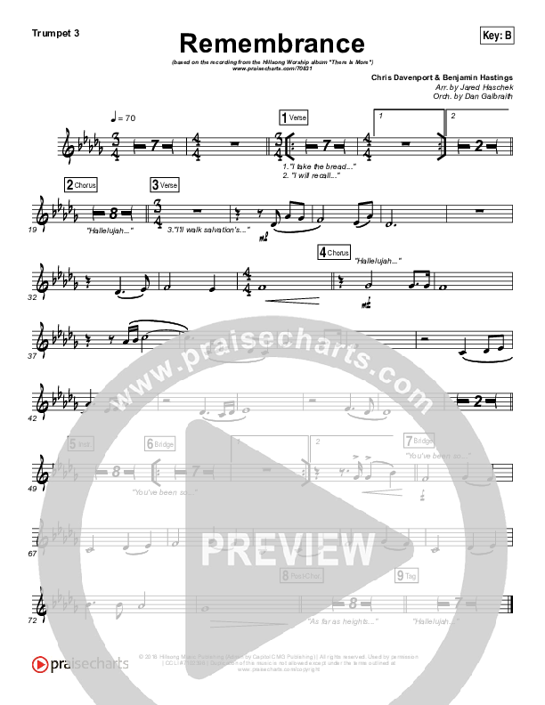 Remembrance Trumpet 3 (Hillsong Worship)