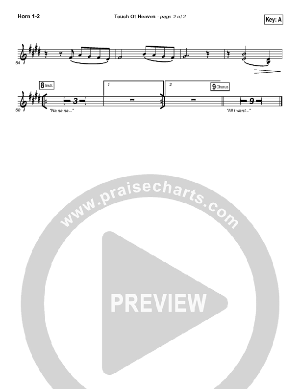 Touch Of Heaven Brass Pack (Hillsong Worship)