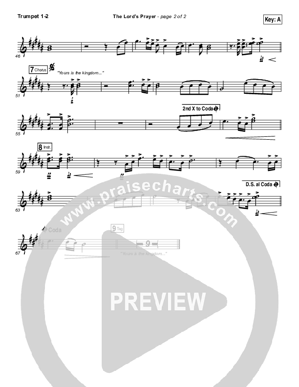 The Lord’s Prayer Trumpet 1,2 (Hillsong Worship)