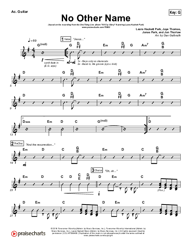 No Other Name Acoustic Guitar (Laura Hackett Park)