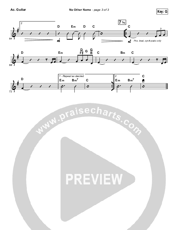 No Other Name Acoustic Guitar (Laura Hackett Park)