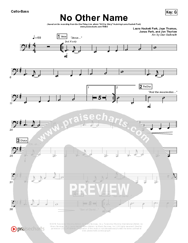 No Other Name Cello/Bass (Laura Hackett Park)