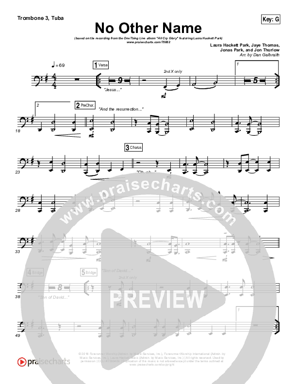 No Other Name Trombone 3/Tuba (Laura Hackett Park)