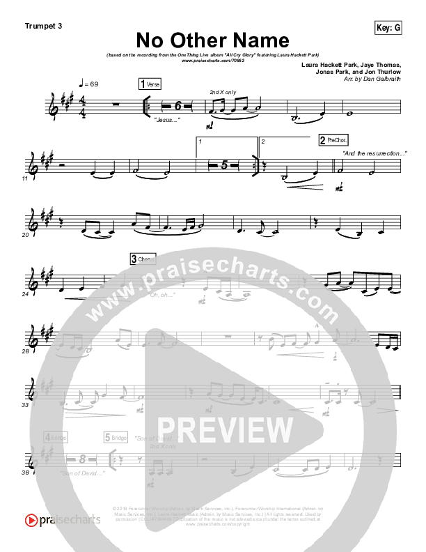 No Other Name Trumpet 3 (Laura Hackett Park)