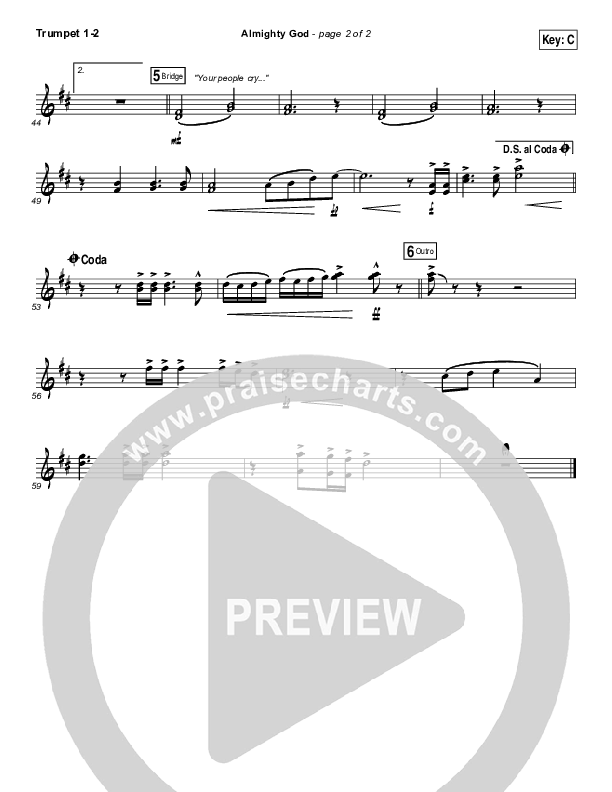 Almighty God Trumpet 1,2 (Passion / Sean Curran)