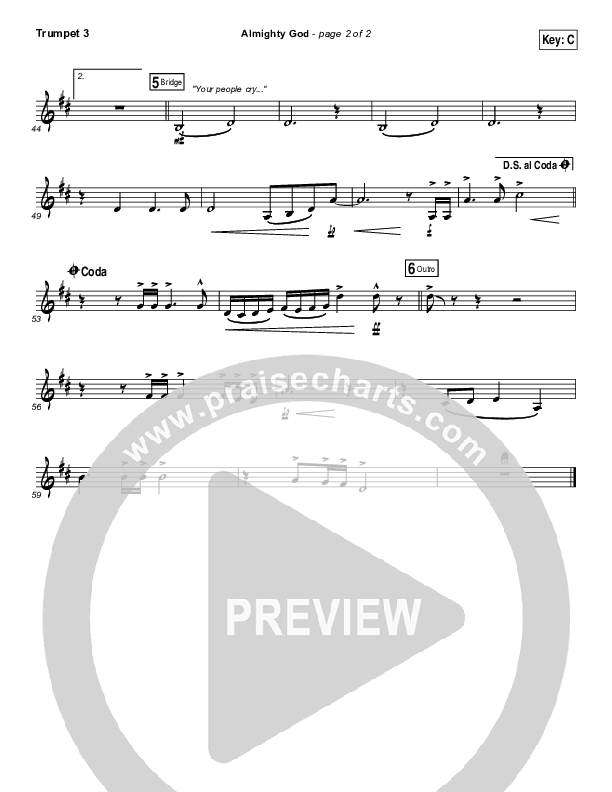 Almighty God Trumpet 3 (Passion / Sean Curran)