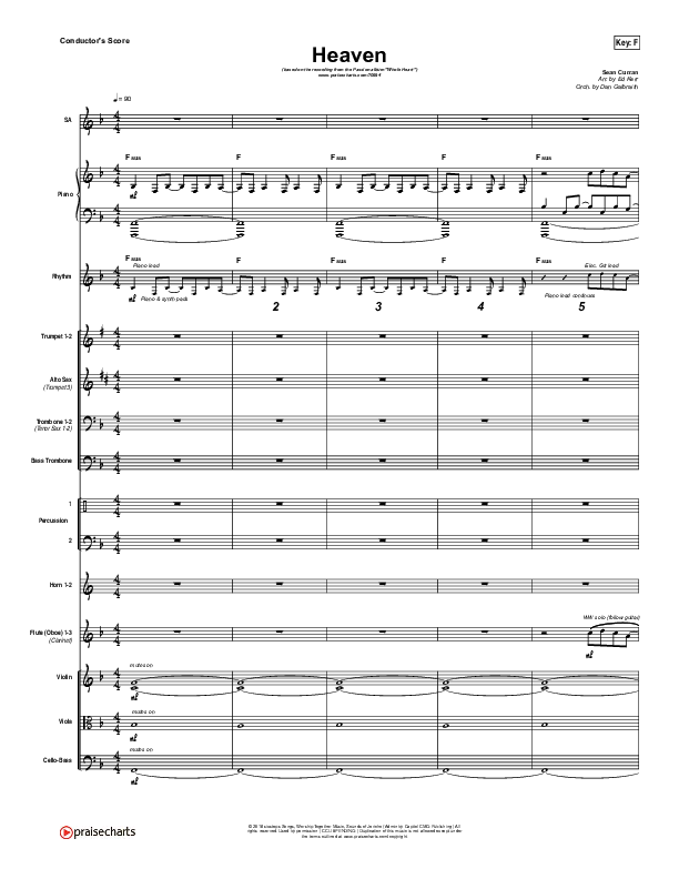 Heaven Conductor's Score (Passion / Sean Curran)
