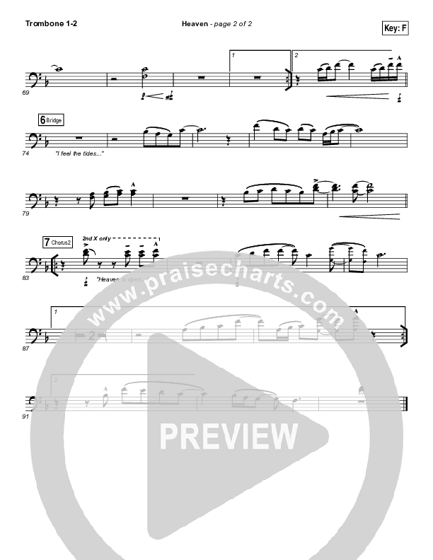 Heaven Trombone 1/2 (Passion / Sean Curran)