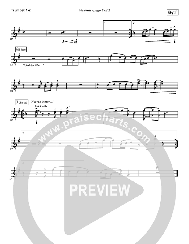 Heaven Trumpet 1,2 (Passion / Sean Curran)