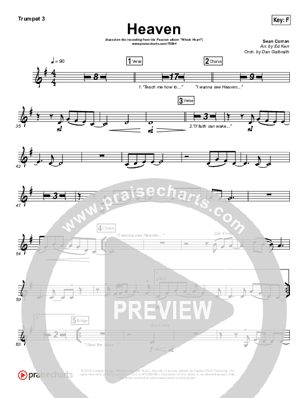 Heaven Trumpet 3 (Passion / Sean Curran)