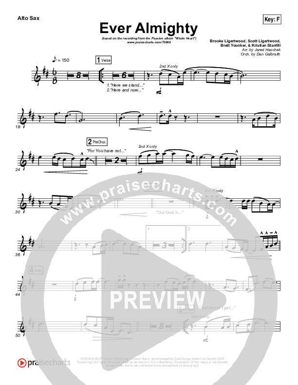 Ever Almighty Alto Sax (Passion / Melodie Malone)