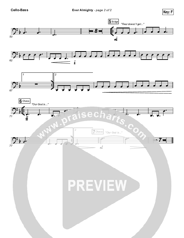 Ever Almighty Cello/Bass (Passion / Melodie Malone)