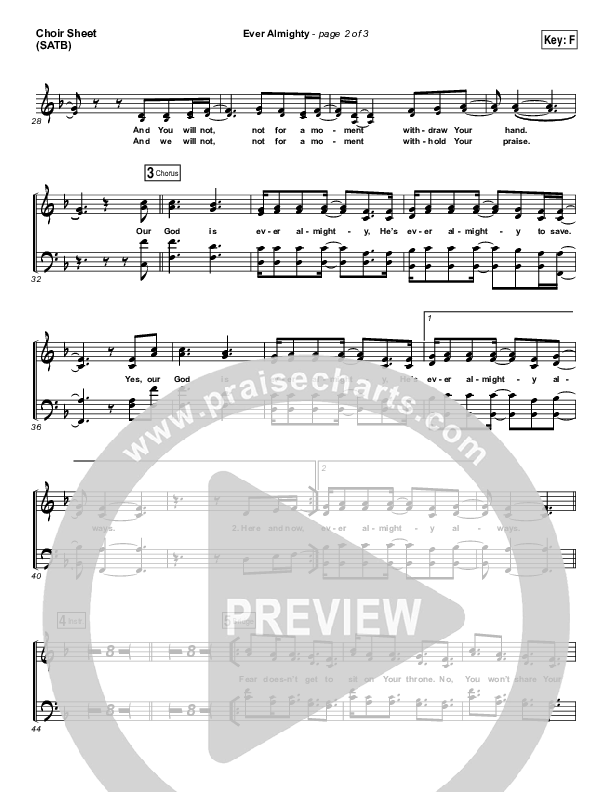 Ever Almighty Choir Vocals (SATB) (Passion / Melodie Malone)