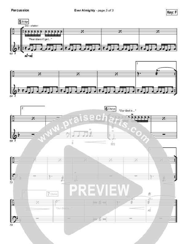 Ever Almighty Percussion (Passion / Melodie Malone)