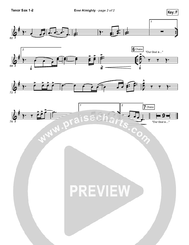 Ever Almighty Tenor Sax 1/2 (Passion / Melodie Malone)