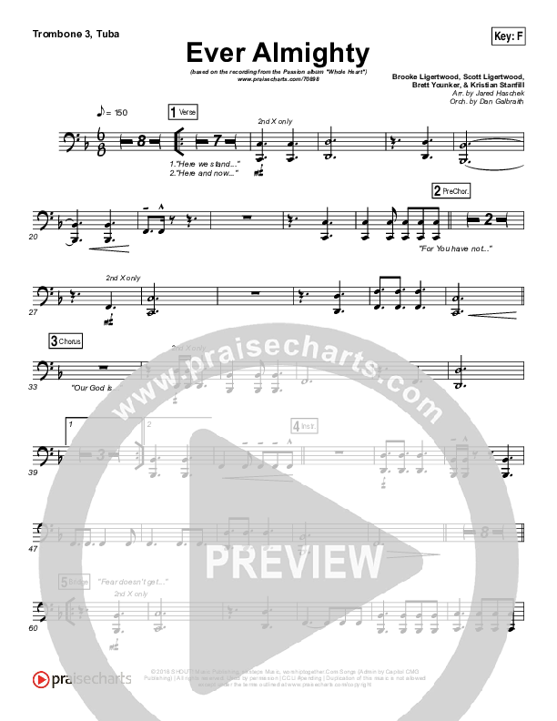 Ever Almighty Trombone 3/Tuba (Passion / Melodie Malone)