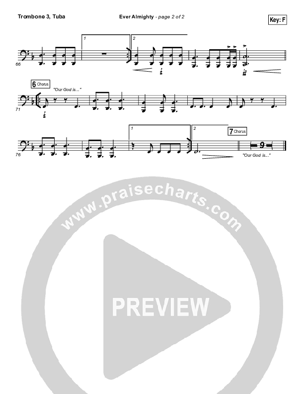 Ever Almighty Trombone 3/Tuba (Passion / Melodie Malone)