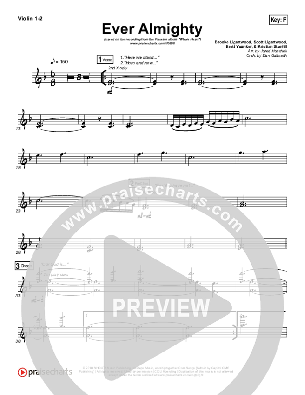 Ever Almighty Violin 1/2 (Passion / Melodie Malone)