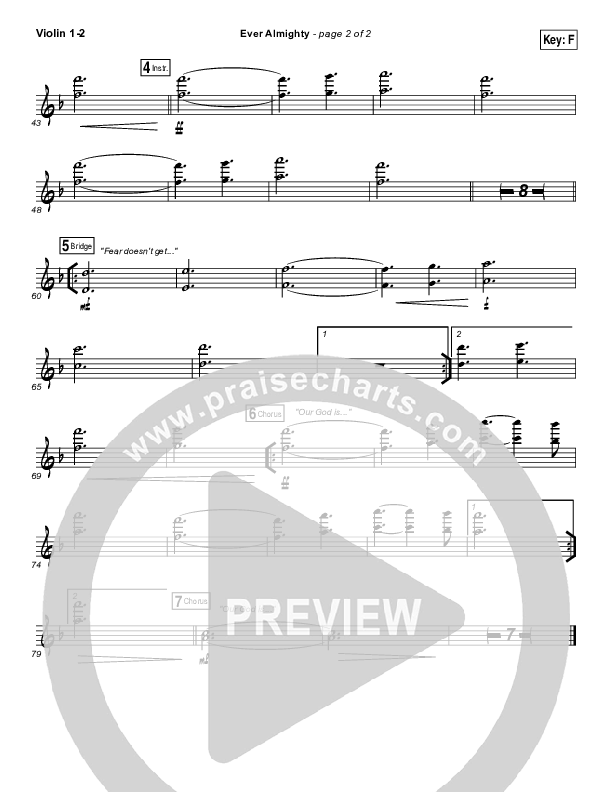 Ever Almighty Violin 1/2 (Passion / Melodie Malone)