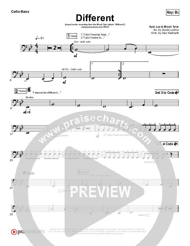 Different Cello/Bass (Micah Tyler)