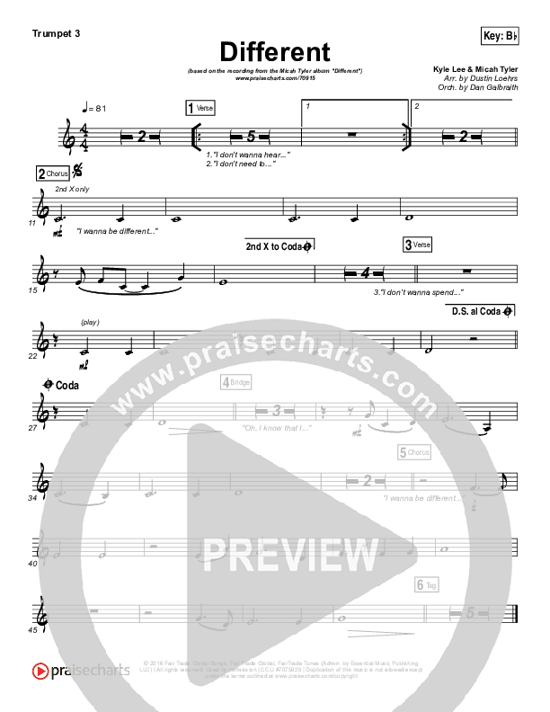 Different Trumpet 3 (Micah Tyler)