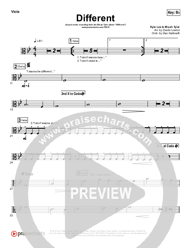 Different Viola (Micah Tyler)