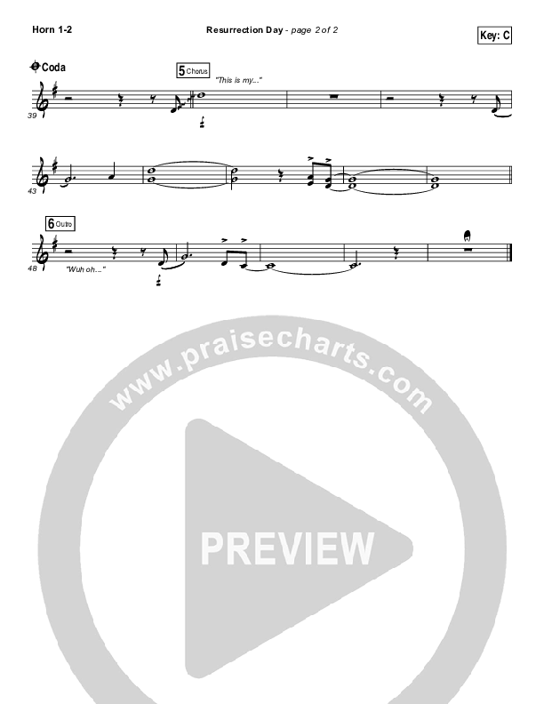 Resurrection Day French Horn 1/2 (Rend Collective)