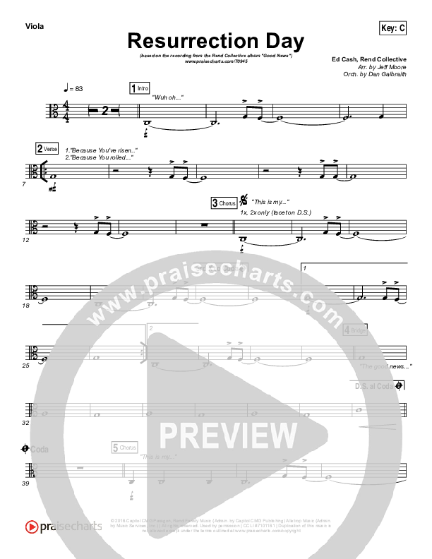 Resurrection Day Viola (Rend Collective)