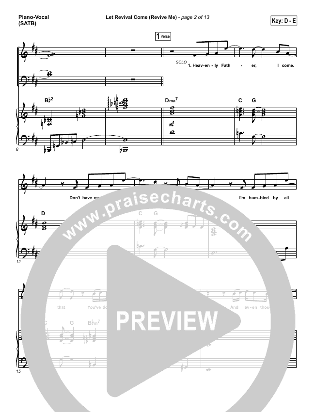 Veatef7jvqjtnm https www praisecharts com songs details 70951 let revival come revive me sheet music