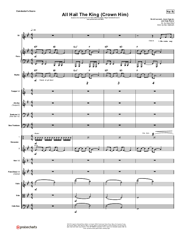 All Hail The King Conductor's Score (Vertical Worship)