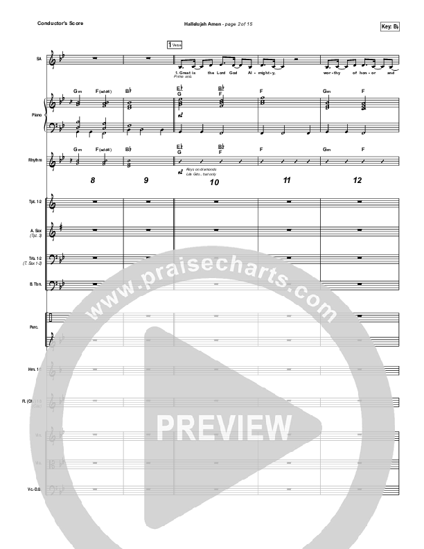 Hallelujah Amen Orchestration (Vertical Worship / Jon Guerra)