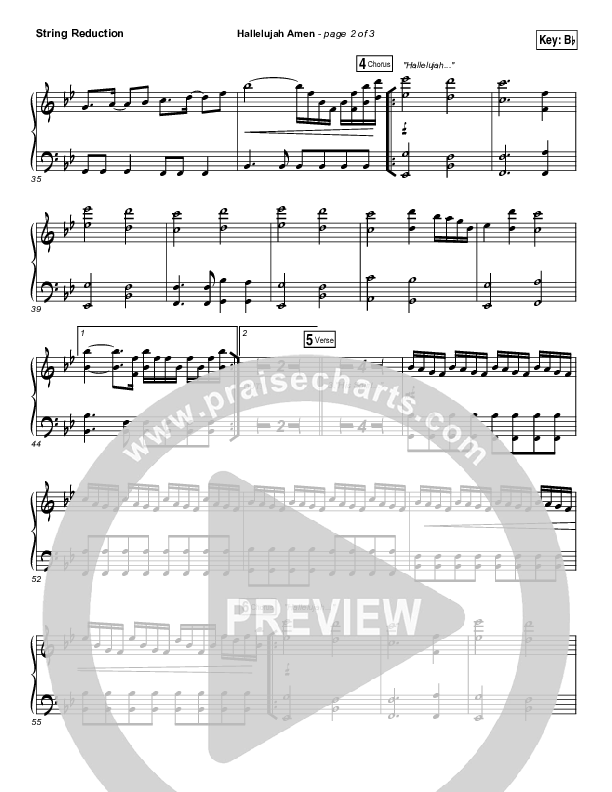 Hallelujah Amen String Pack (Vertical Worship / Jon Guerra)